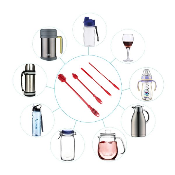 Silicone brush set