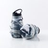 Grenade - Shaped Silicone Collapsible Water Bottle
