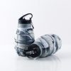 Grenade-Shaped Silicone Collapsible Water Bottle