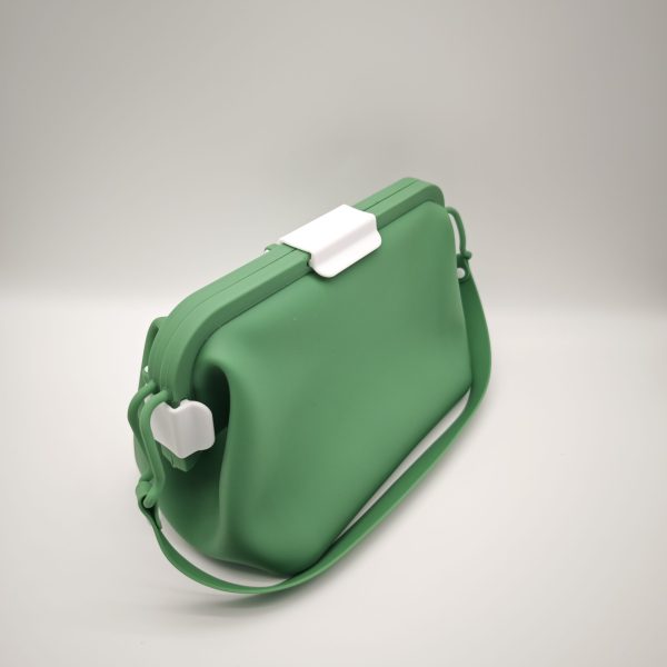 Two-color silicone tote bag