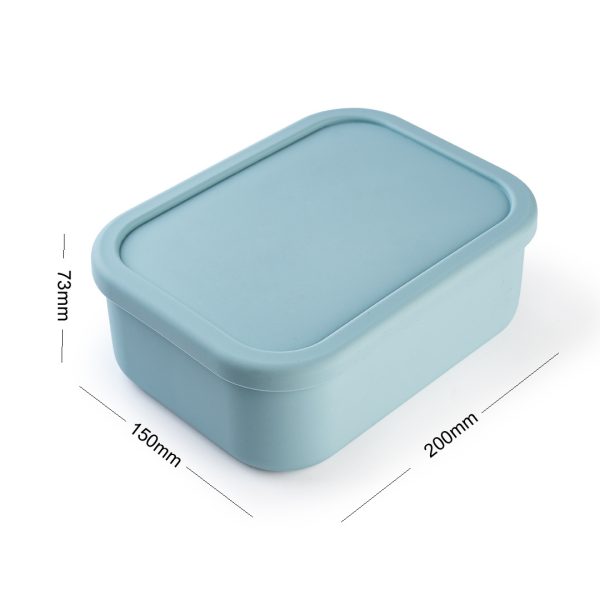Silicone Three - Compartment Lunch Box