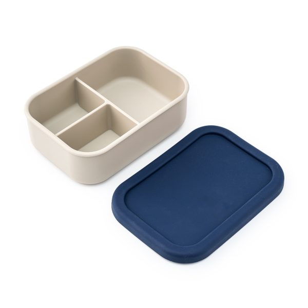 Silicone Three - Compartment Lunch Box