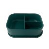 Silicone Three - Compartment Lunch Box