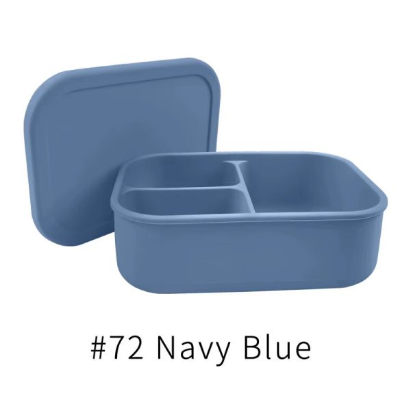 Silicone Three - Compartment Lunch Box