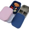 Silicone Three - Compartment Lunch Box