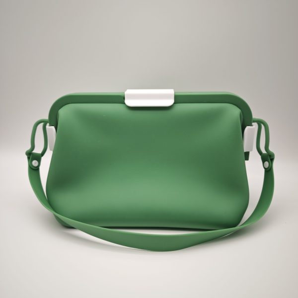 Two-color silicone tote bag