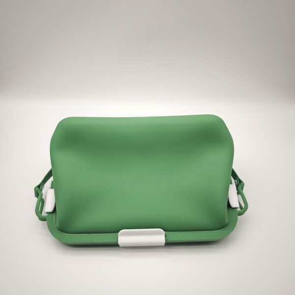 Two-color silicone tote bag