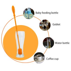 silicone bottle brush