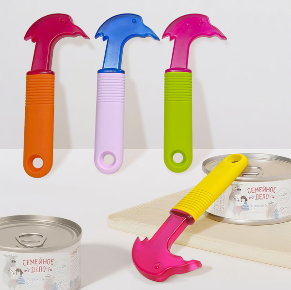 Bird-shaped silicone handle can opener