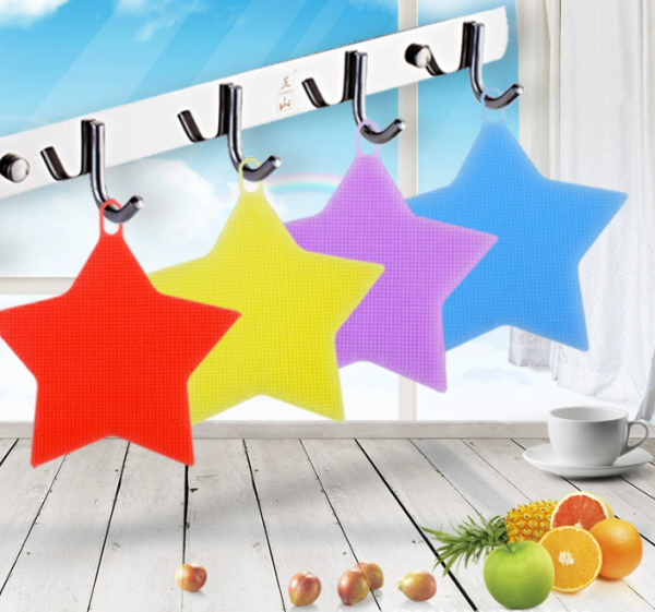 Five-pointed star dishwashing brush