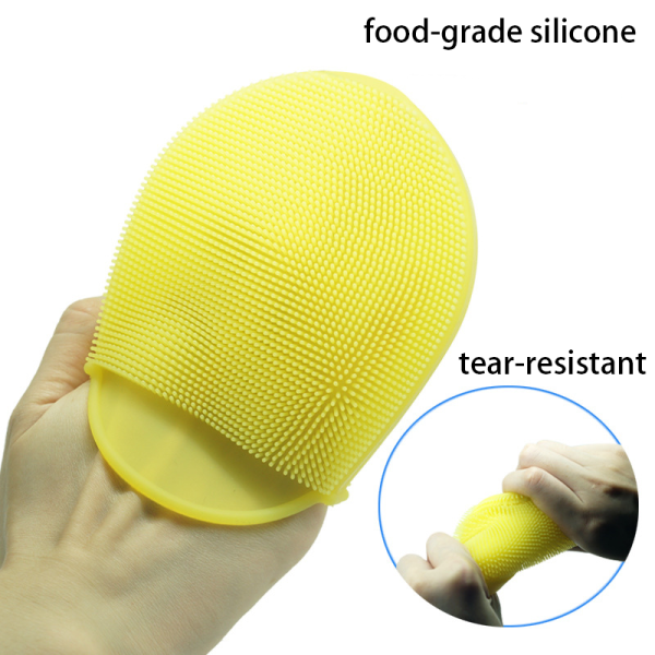 Food-grade silicone massage brush