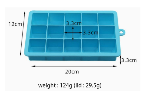 GX3-016 silicone ice tray