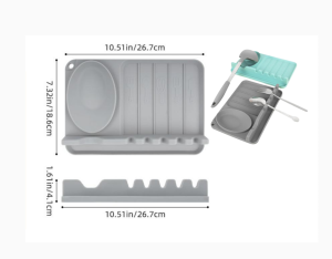 I-Silicone spoon holder
