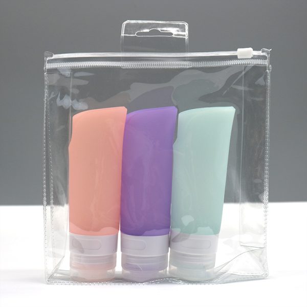 Leaf-shaped silicone dispensing bottle