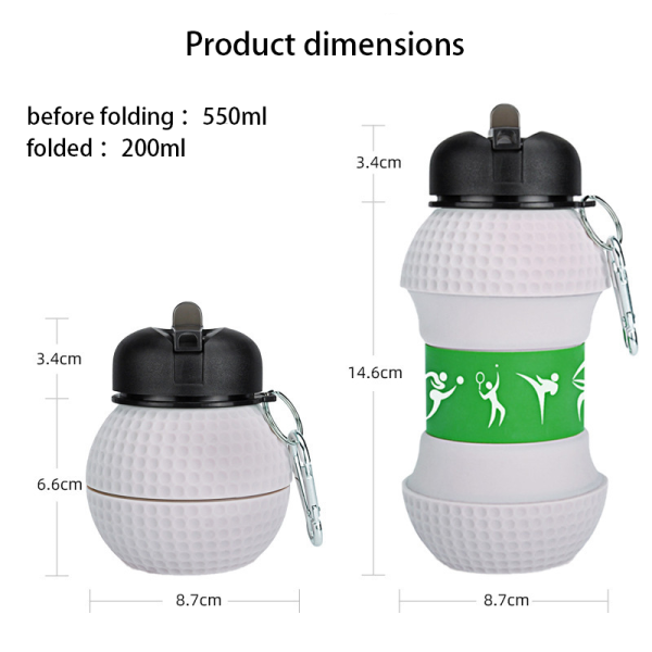 M-550ML silicone basketball bottle (1) M-550ML silicone basketball bottle