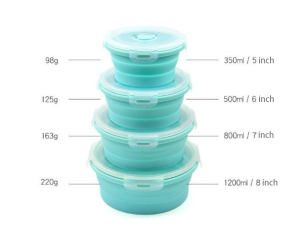 R01-silicone container with pp cover