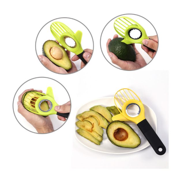 Silicone avocado knife