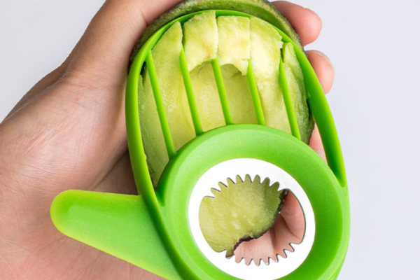 Silicone avocado knife