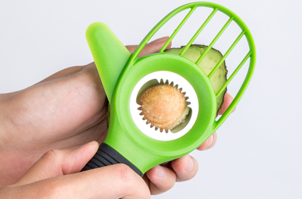 Silicone avocado knife