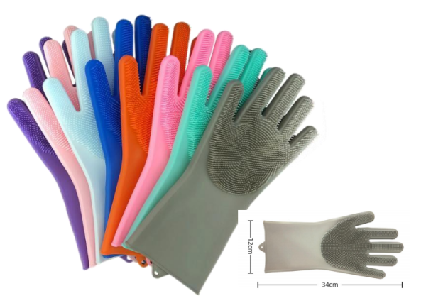 cleaning gloves