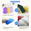 Silicone gourd-shaped dishwashing brush