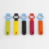 Silicone handle bottle opener