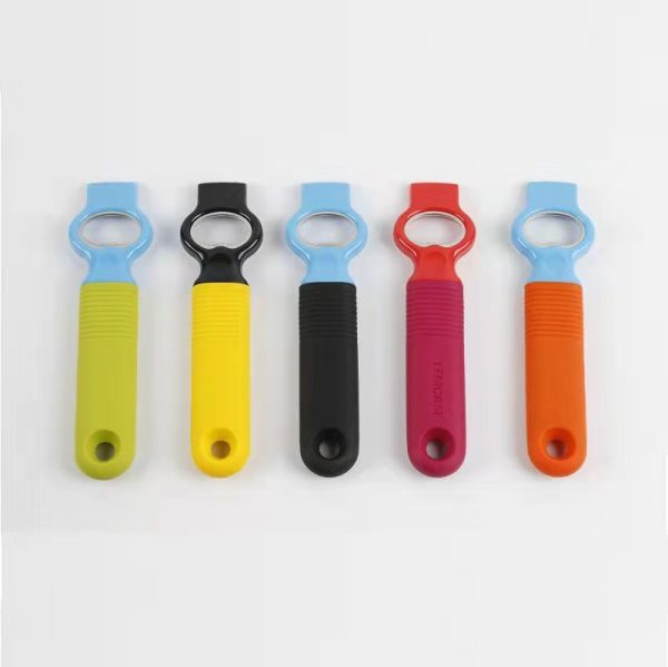 Silicone handle bottle opener