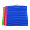 Square food-grade silicone honeycomb heat insulation pad