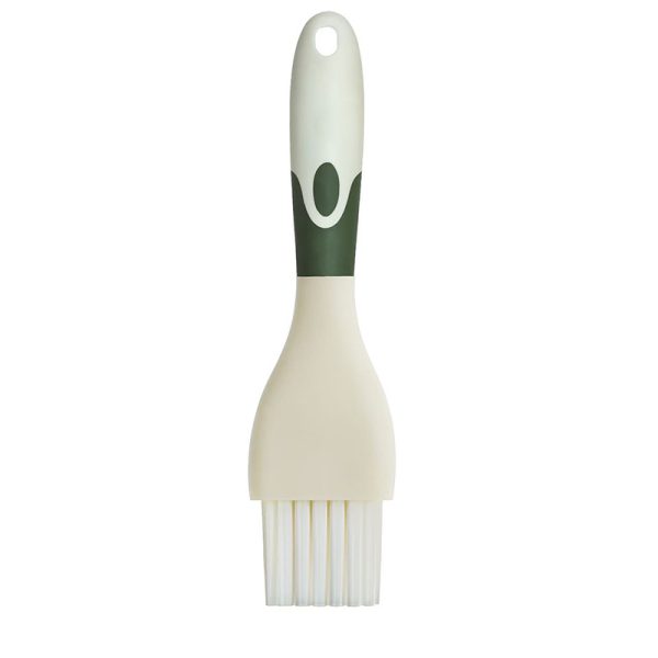 TPR-coated PP handle silicone barbecue brush