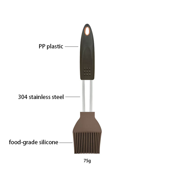 Tear-resistant silicone oil brush