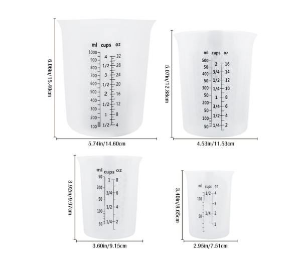 c-4 size measure cup