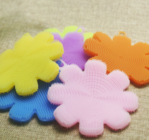 silicone dish brush