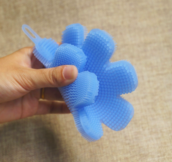 silicone dish brush