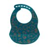Baby printed silicone bib