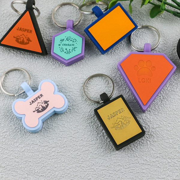 Customized pet name tag