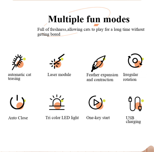 Electric smart cat toy