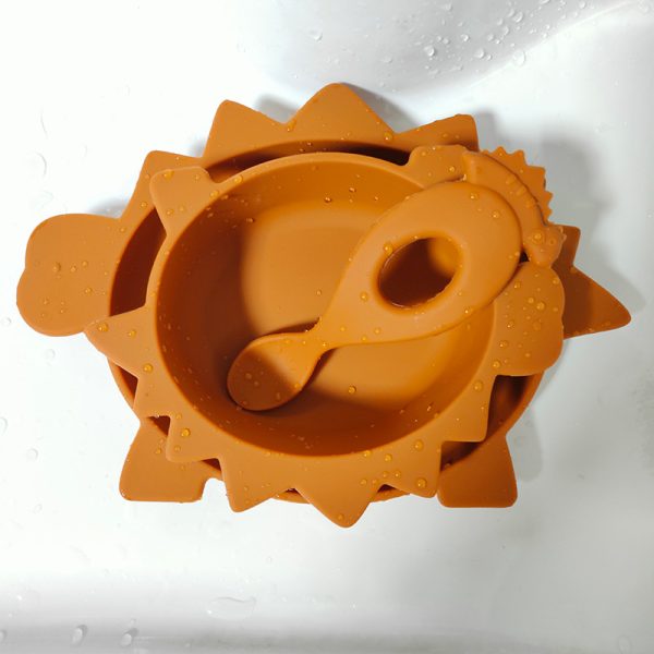 Children's dinosaur plate