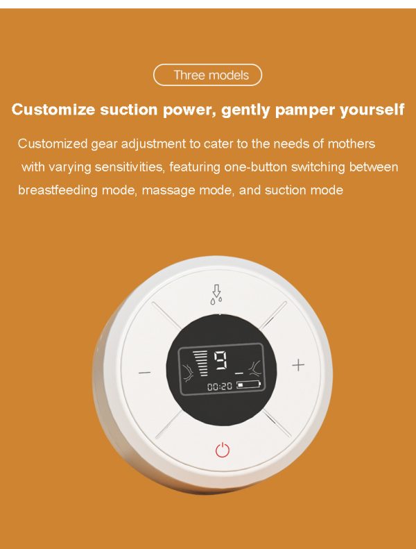 Handheld wearable breast pump