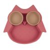 Owl children's dinner plate