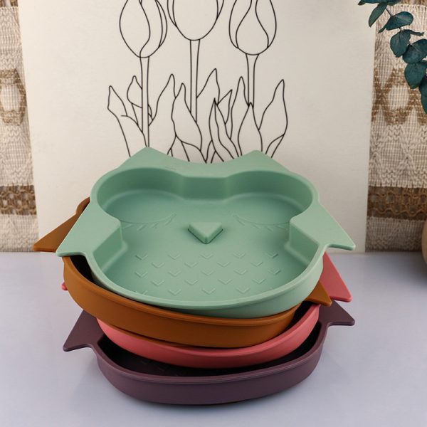 Owl children's dinner plate