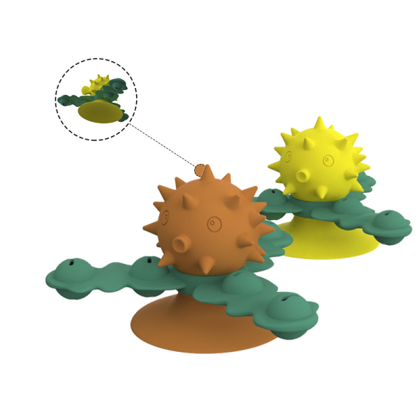 Cat spinning disc toy