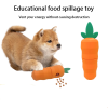 Dog food spill toy