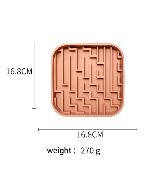 Pet slow-feeding food bowl