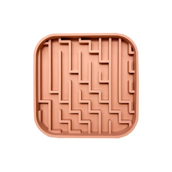 Pet slow-feeding food bowl