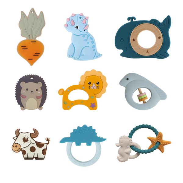 Silicone baby teething toy