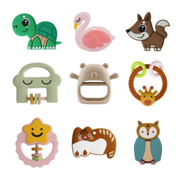 Silicone baby teething toy