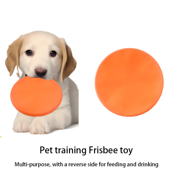 Silicone dog Frisbee toy