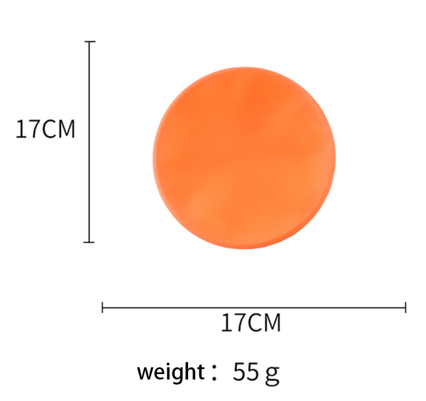 Silicone dog Frisbee toy