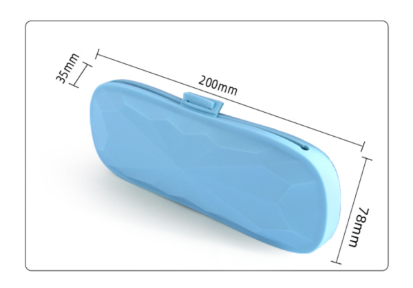 Silicone makeup brush storage bag