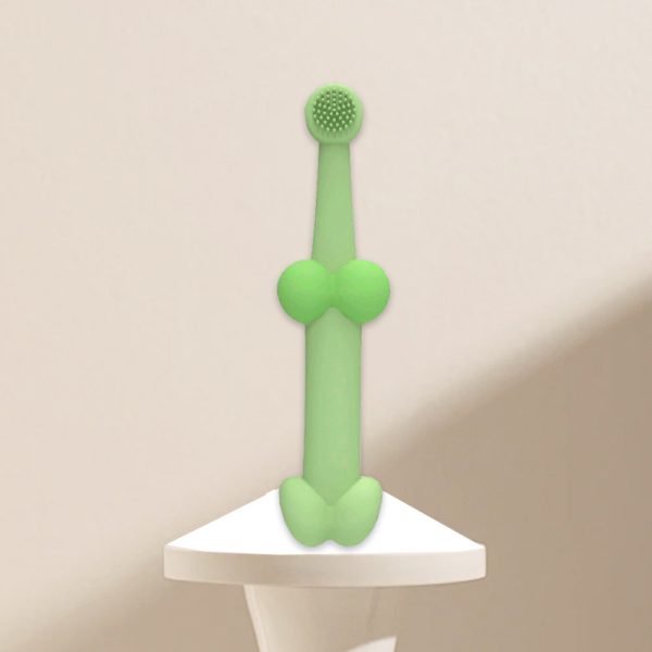 Silicone pet toothbrush